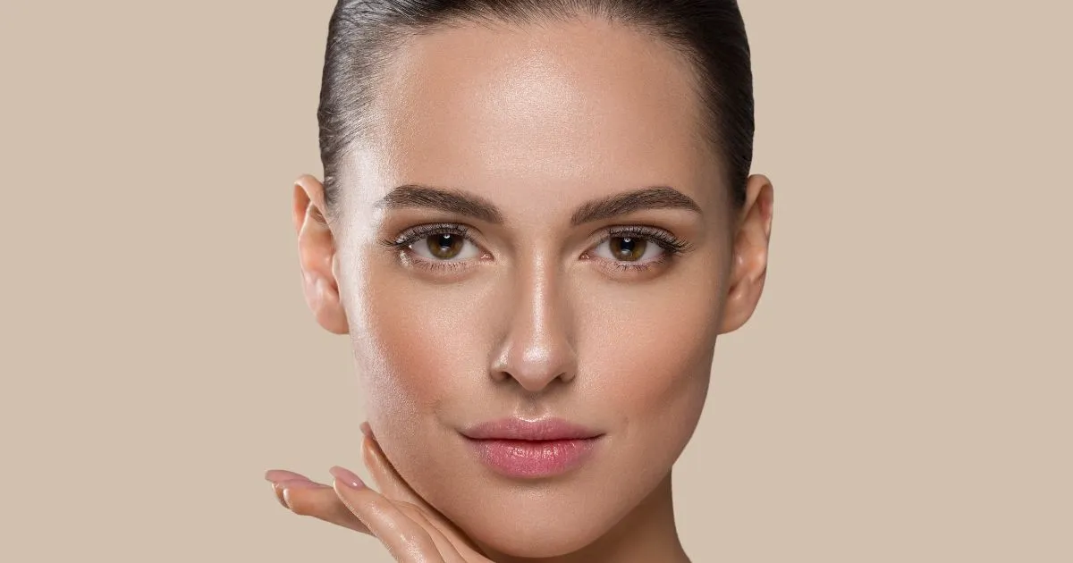 Radiant woman showing glowing skin after a Skinvive session in Canonsburg, PA