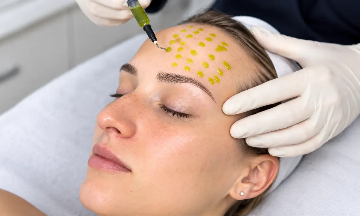 A woman gets BioRePeel Treatment In Canonsburg, PA at Ethereal Skin Medical Spa